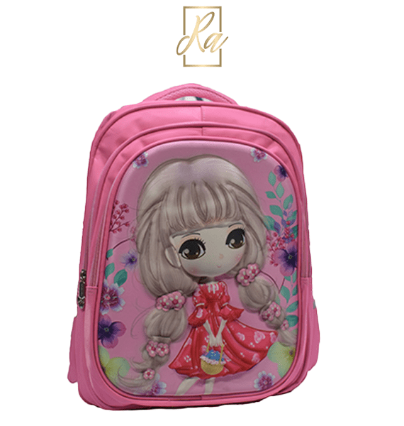 Pink Doll School Bag